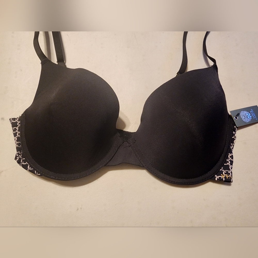Vince Camuto Black Seamless Underwire Bra